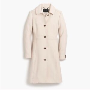 J Crew Lady Day coat in Vanilla (winter white), NWT, size 4